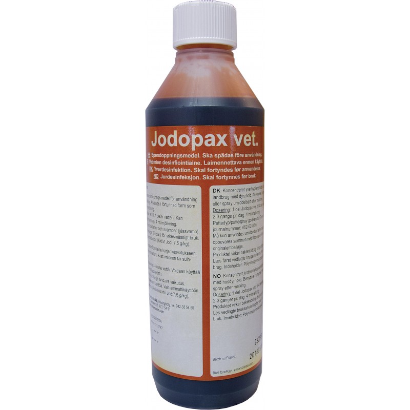 Jodopax vet ferdig til bruk med spray
