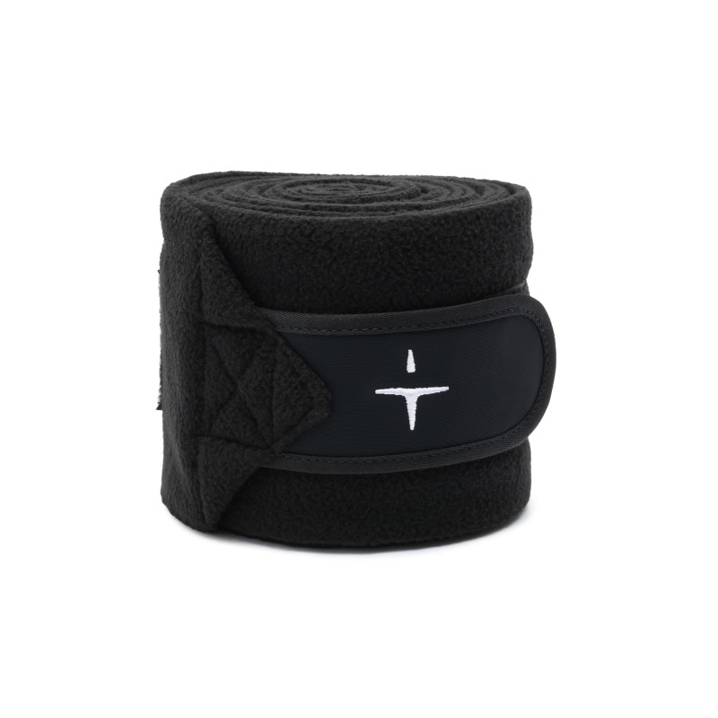 Trolle Projects Essential Fleece Bandasjer, 2 pk - SORTE