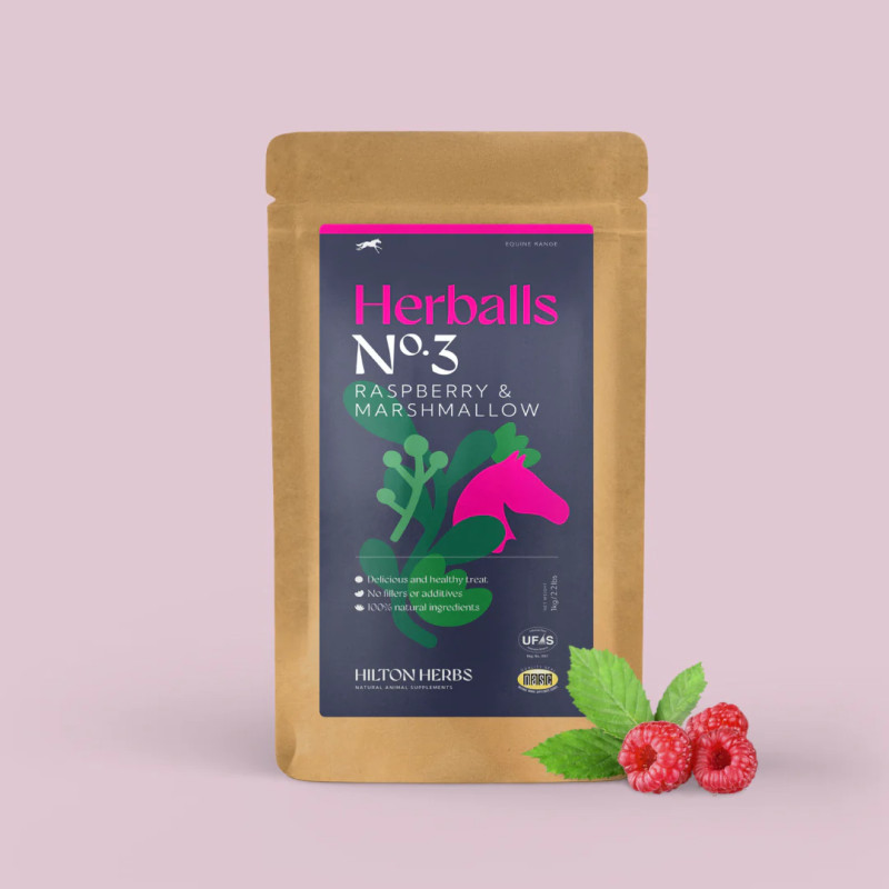 Herballs N°3 Bringebær og Legestokkrose