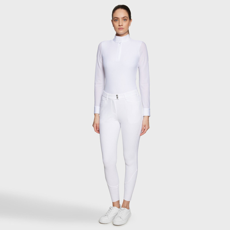 Samshield Dalia Fullgrip ridebukse Hvit