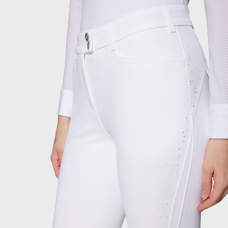 Samshield Dalia Fullgrip ridebukse Hvit