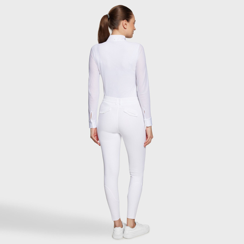 Samshield Dalia Fullgrip ridebukse Hvit