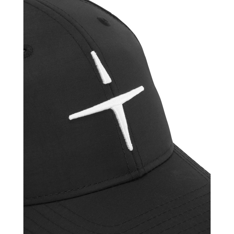 Star Logo Perforated Nylon Cap - Black / White