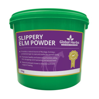 Rødalmsbark pulver 1kg Global Herbs (Slippery elm)