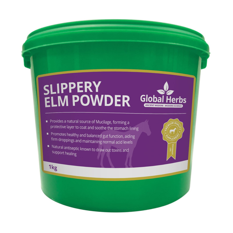 Rødalmsbark pulver 1kg Global Herbs (Slippery elm)