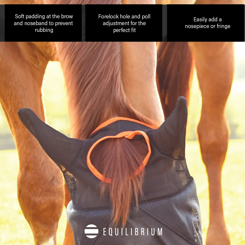 Field Relief Midi Fly Mask (med ører)