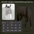 Field Relief Midi Fly Mask (med ører)