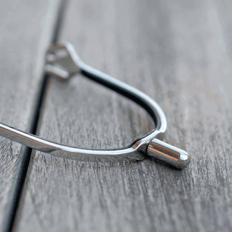 Sprenger BootProtect sporer med Balkenhol-feste – rustfritt stål, 20 mm avrundet.