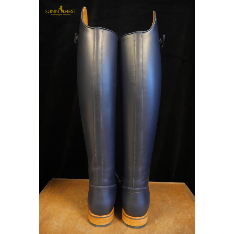 DeNiro Vasari Dressur/Polo Ridestøvler Indaco Blue wrat skinn