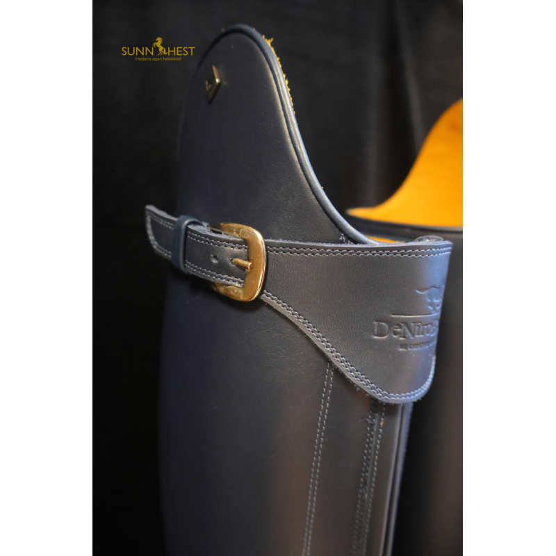 DeNiro Vasari Dressur/Polo Ridestøvler Indaco Blue wrat skinn