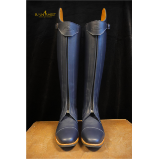 DeNiro Vasari Dressur/Polo Ridestøvler Indaco Blue wrat skinn