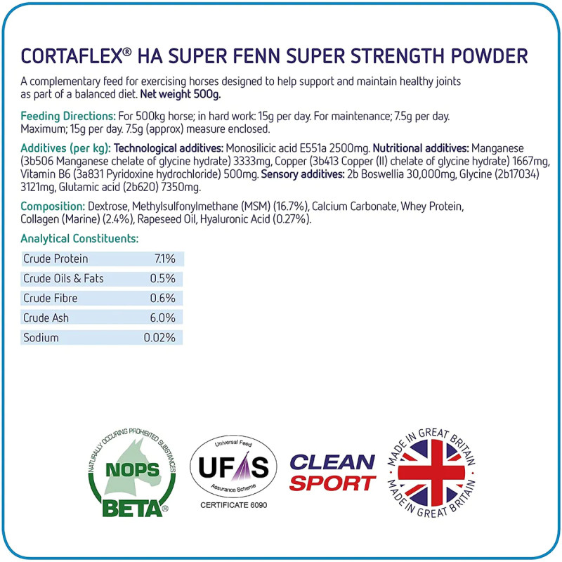 Cortaflex HA Super Fenn Pulver Equine America
