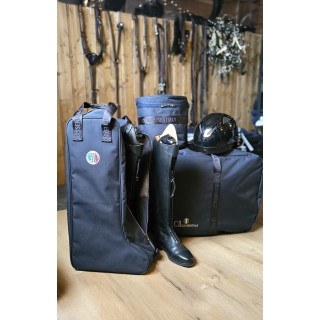C2E Salinas Equestrian Boot Bag Navy