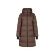 Trolle Projects Long Goose Down Jacket Female 2.0 - Terra Brown