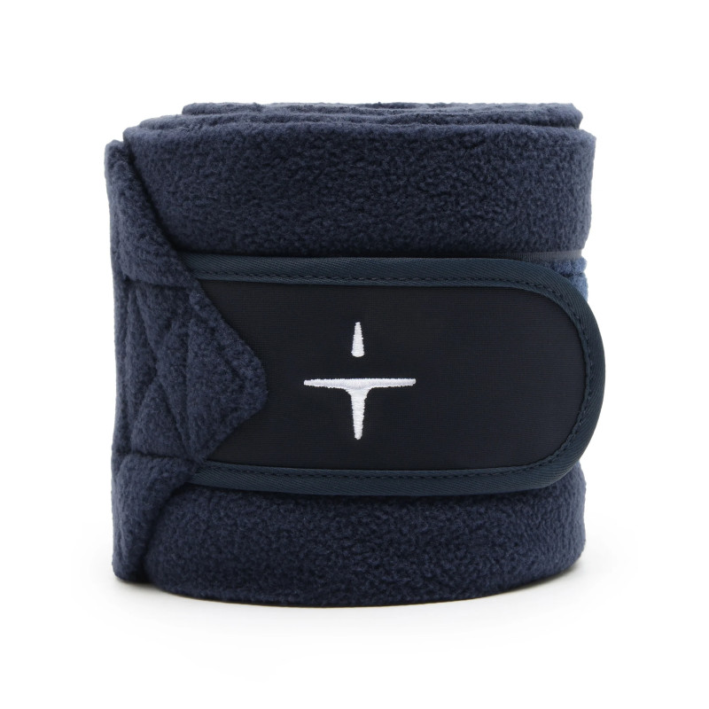 Trolle Projects Essential Fleece Bandasjer, 2 pk - NAVY